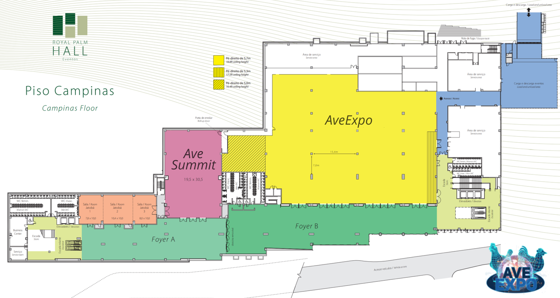 Mapa do Evento