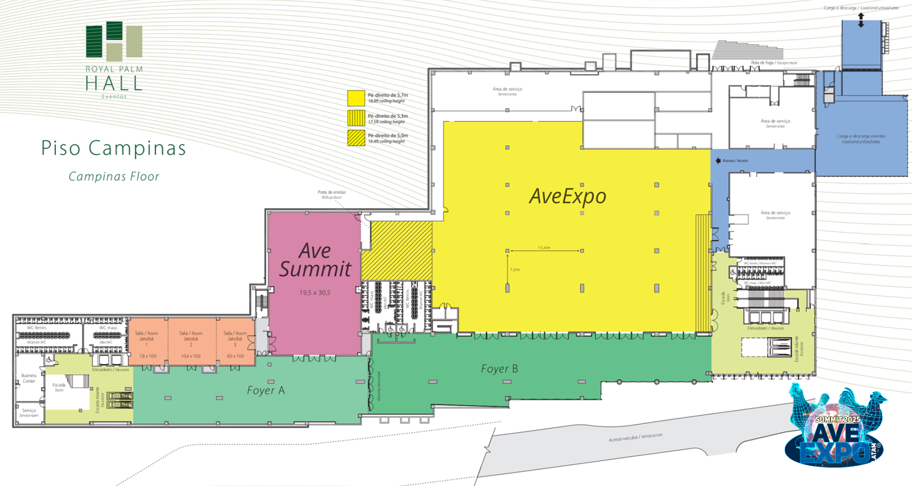 Mapa do Evento